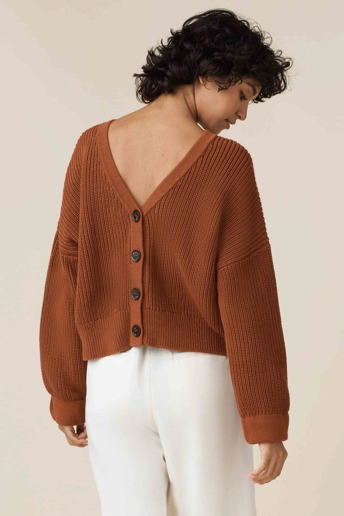 VETTA Apparel & Accessories The Chunky Cropped Cardigan capsule wardrobe