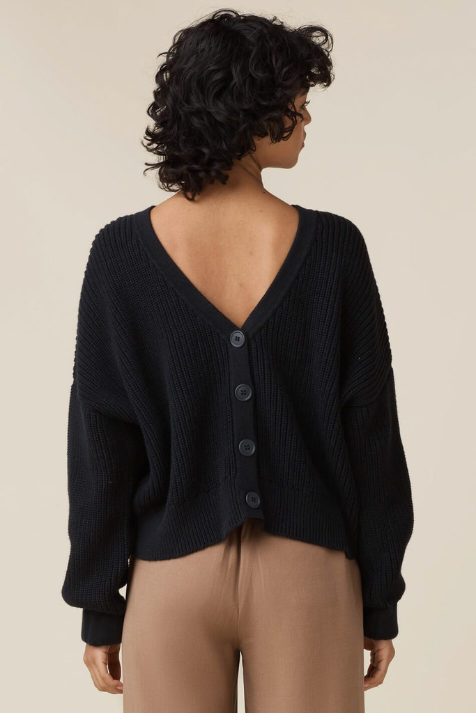 VETTA Apparel & Accessories The Chunky Cropped Cardigan capsule wardrobe