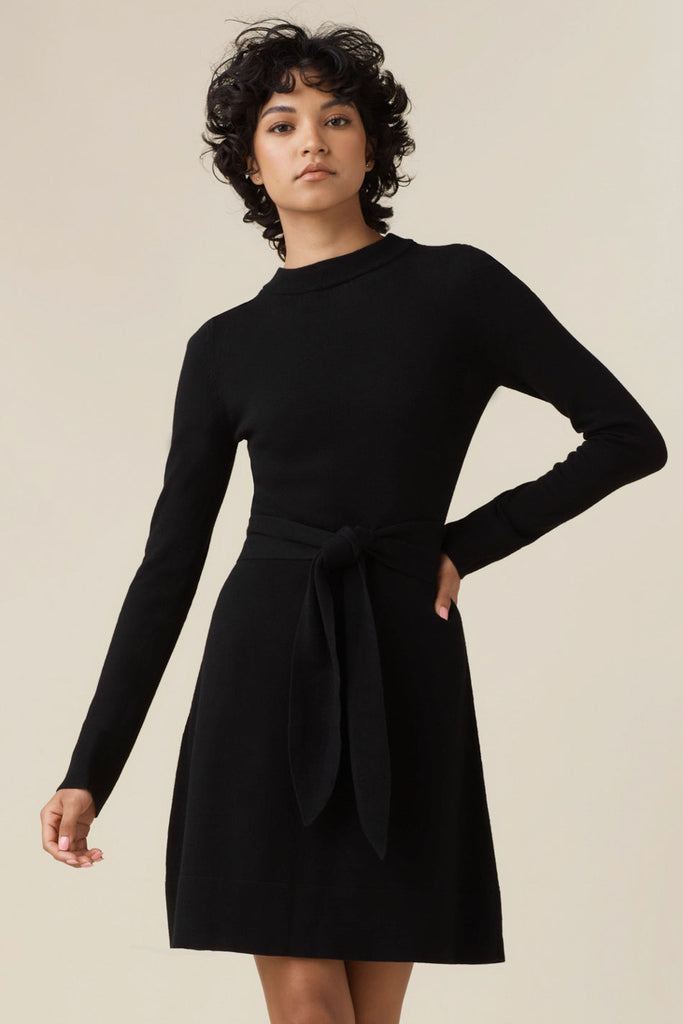 VETTA Apparel & Accessories The Mockneck Sweater Dress capsule wardrobe