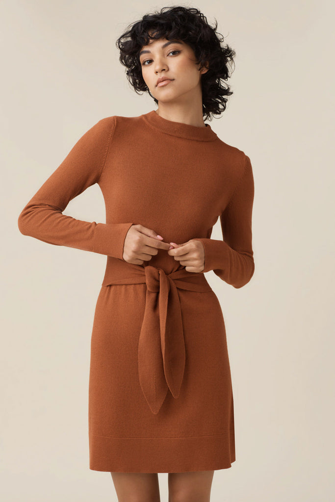 VETTA Apparel & Accessories The Mockneck Sweater Dress capsule wardrobe