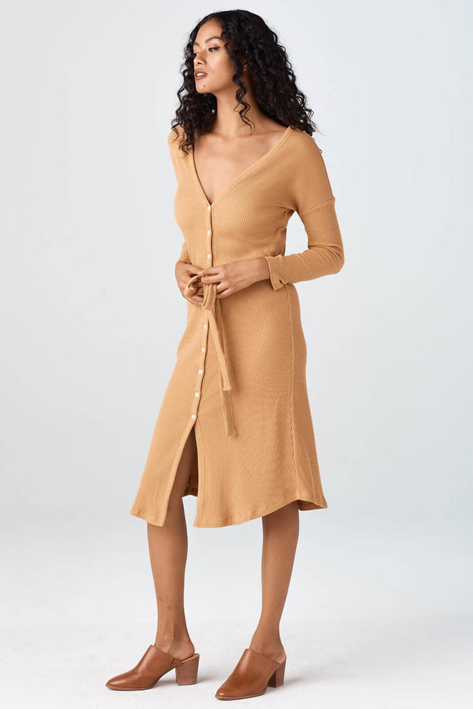 VETTA apparel Camel / XS The Long Cardigan capsule wardrobe