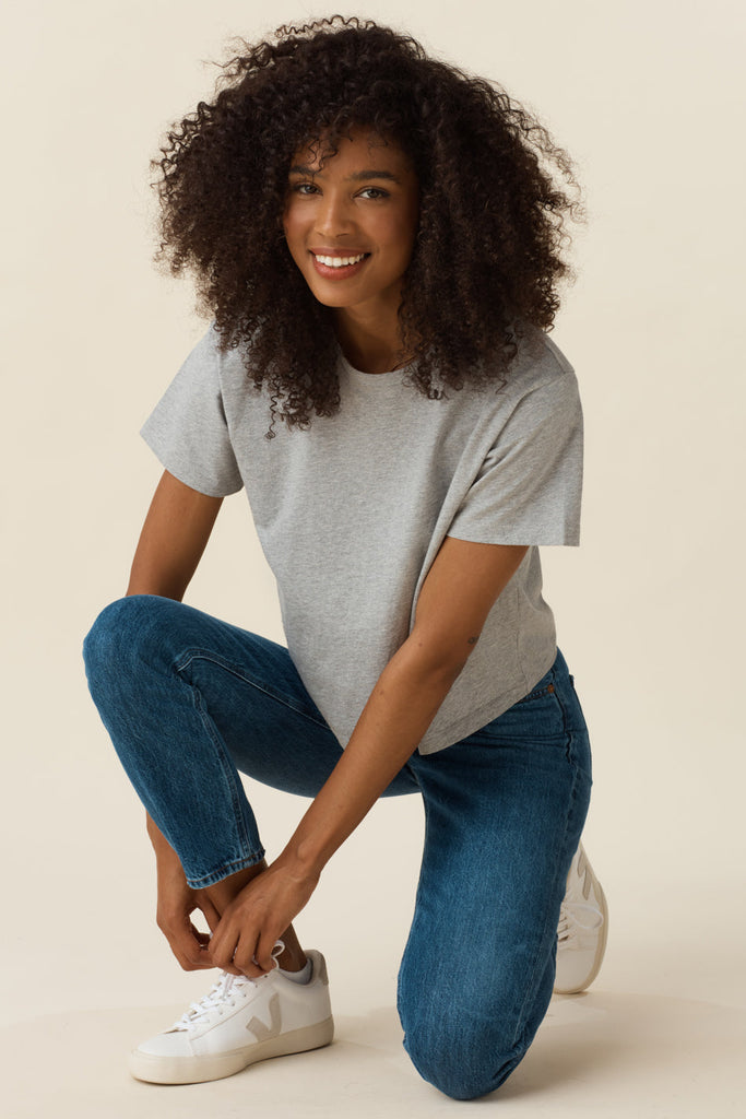 VETTA apparel The Boxy Cropped Tee capsule wardrobe