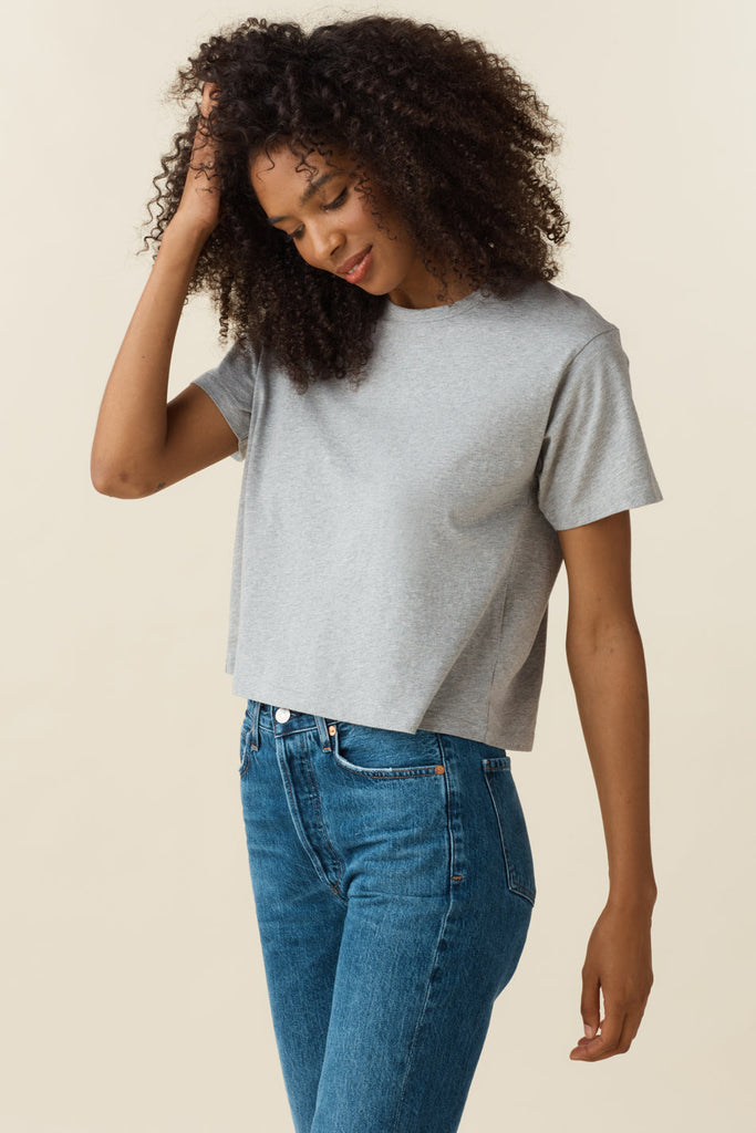 VETTA apparel The Boxy Cropped Tee capsule wardrobe