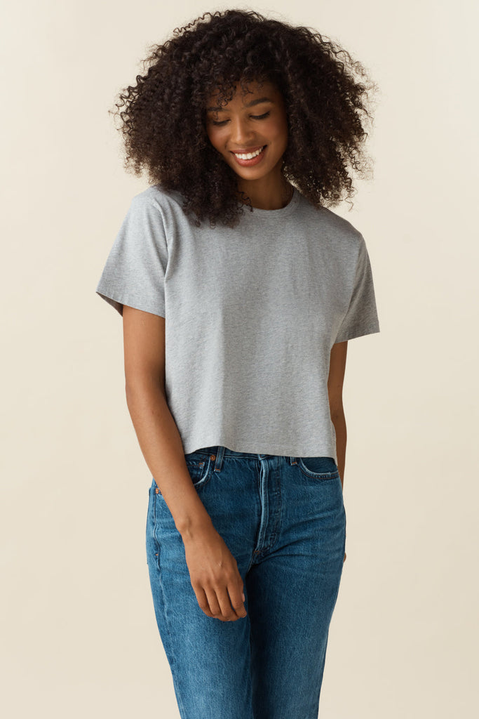 VETTA apparel The Boxy Cropped Tee capsule wardrobe