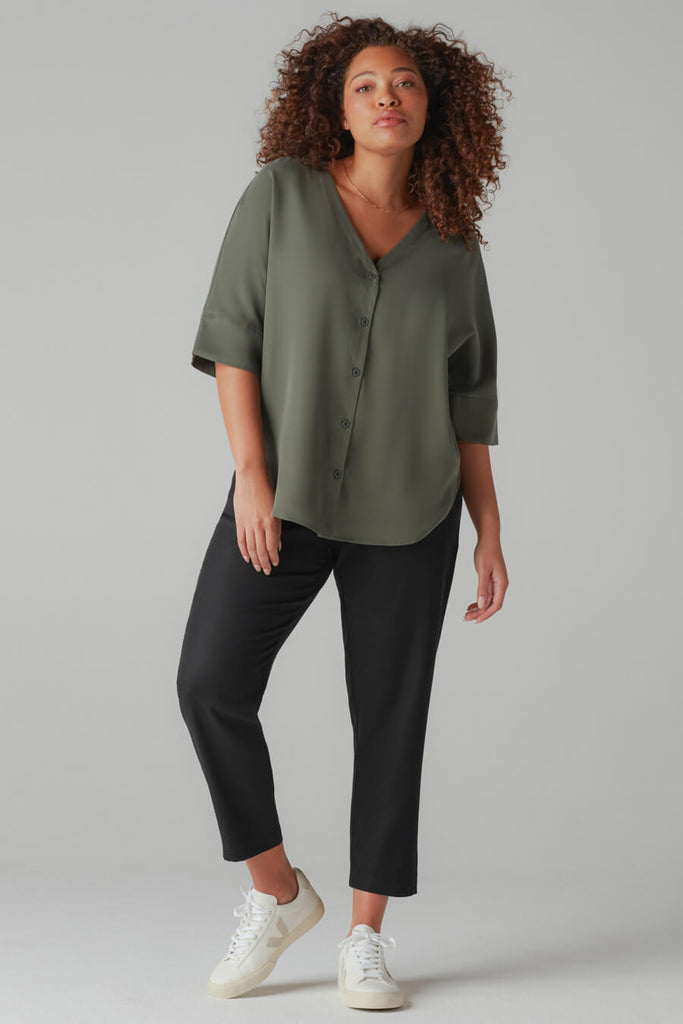 VETTA apparel The Boyfriend Shirt capsule wardrobe