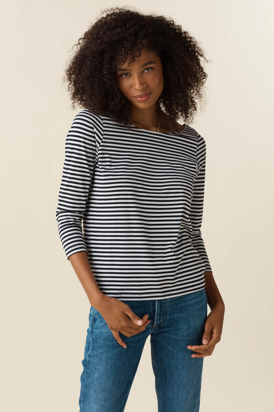 The Convertible Boat Neck Tee