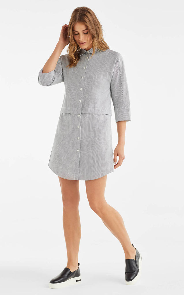 VETTA apparel The Convertible Shirt Dress capsule wardrobe