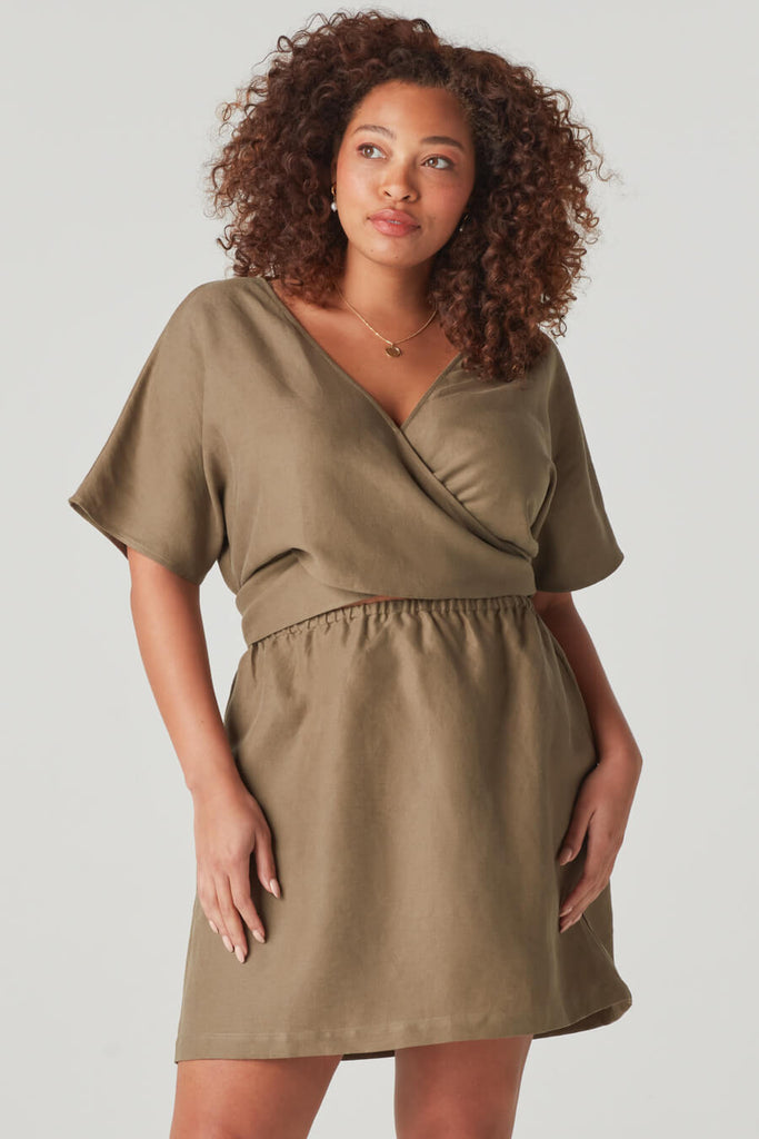 VETTA apparel The Convertible Wrap Mini Dress capsule wardrobe