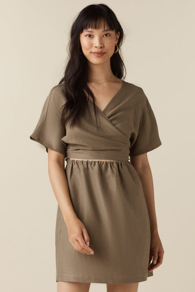 VETTA apparel The Convertible Wrap Mini Dress capsule wardrobe