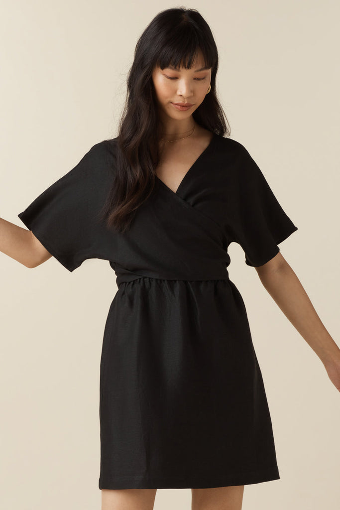 VETTA apparel The Convertible Wrap Mini Dress capsule wardrobe