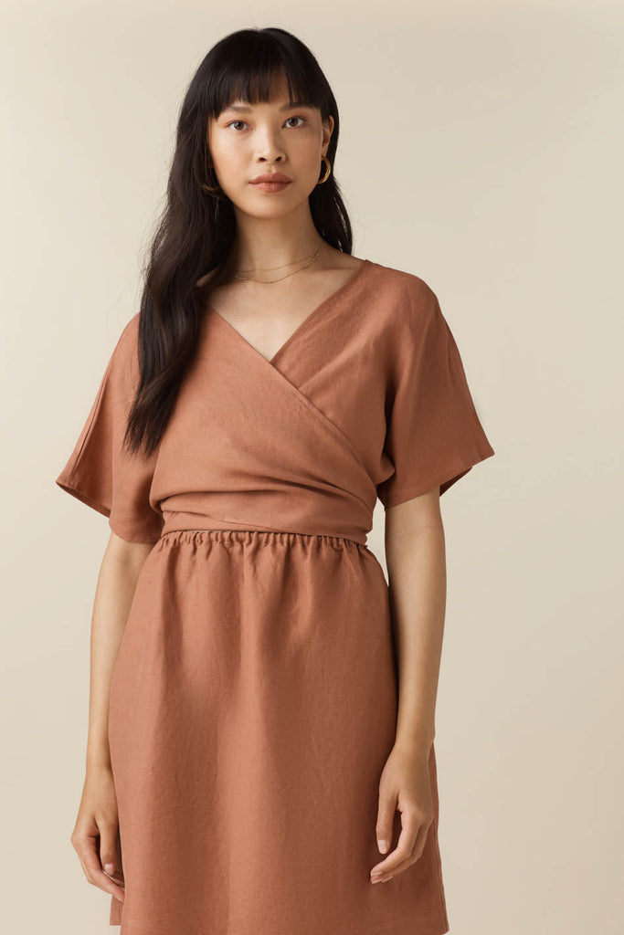 VETTA apparel The Convertible Wrap Mini Dress capsule wardrobe