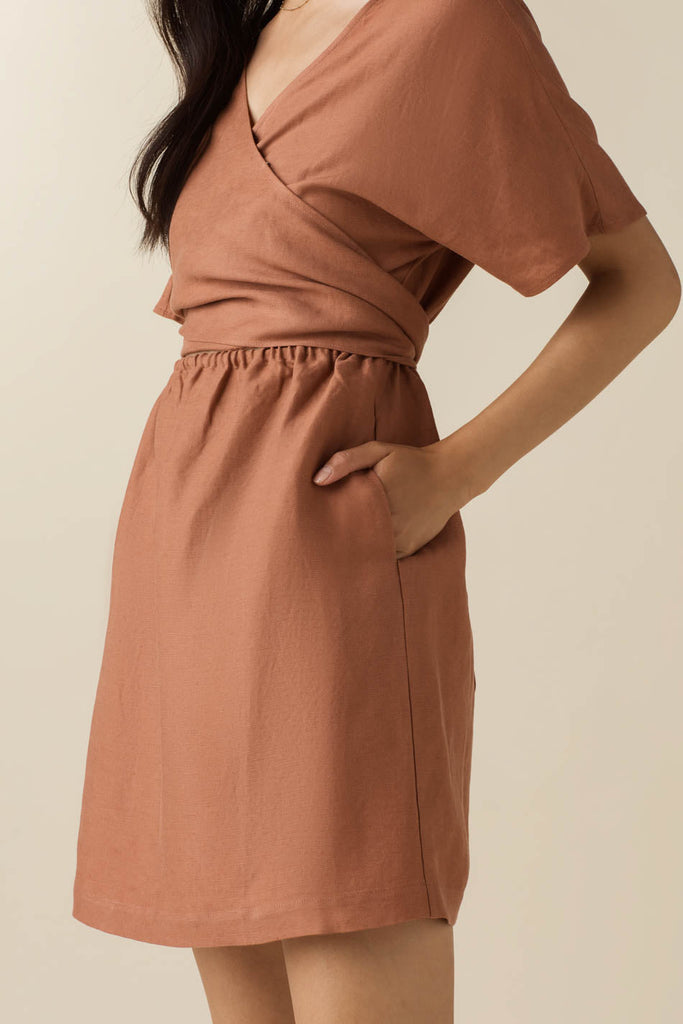 VETTA apparel The Convertible Wrap Mini Dress capsule wardrobe