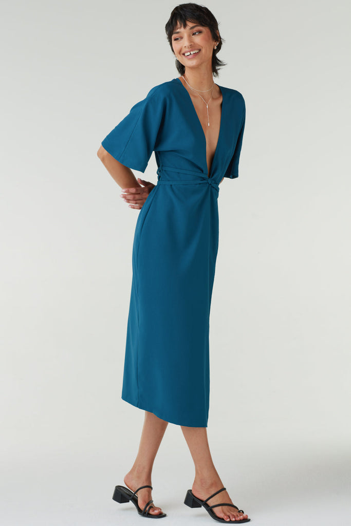 VETTA apparel The Convertible Wrap Tie Dress capsule wardrobe