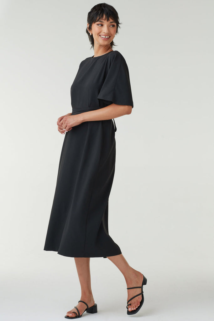VETTA apparel The Convertible Wrap Tie Dress capsule wardrobe