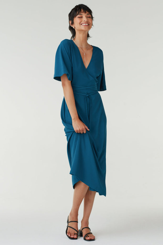 The Convertible Wrap Tie Dress VETTA
