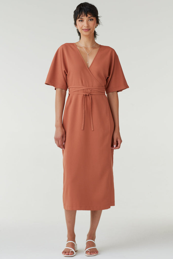 VETTA apparel The Convertible Wrap Tie Dress capsule wardrobe