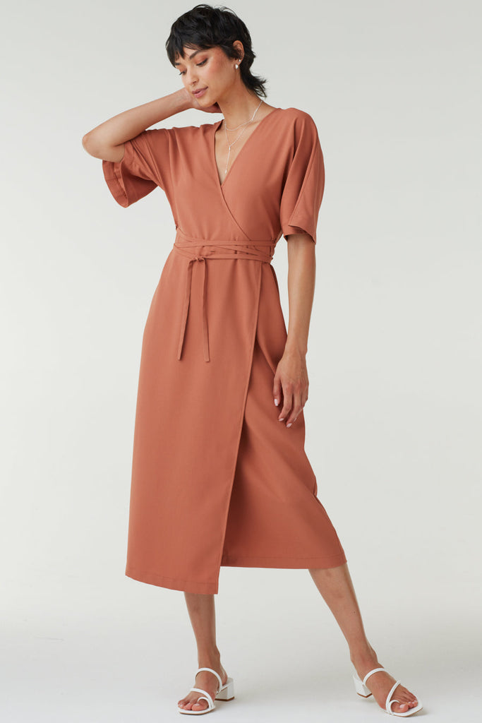 VETTA apparel The Convertible Wrap Tie Dress capsule wardrobe