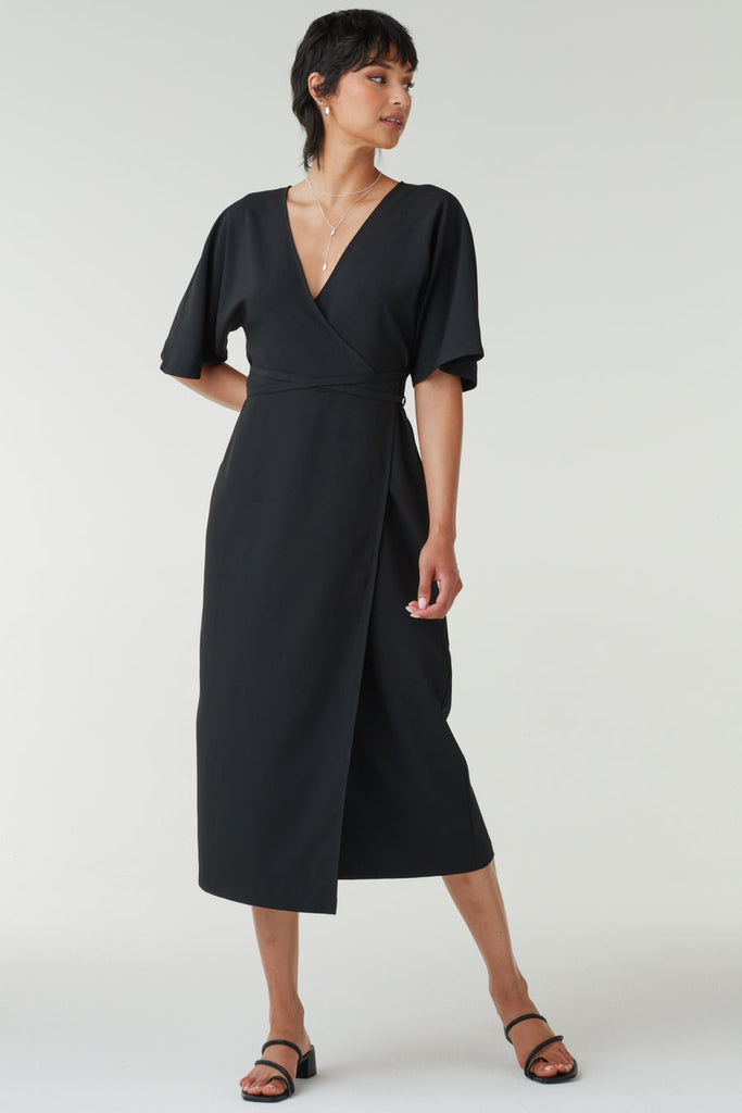 VETTA apparel The Convertible Wrap Tie Dress capsule wardrobe