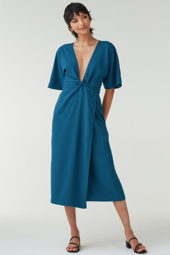 VETTA apparel The Convertible Wrap Tie Dress capsule wardrobe