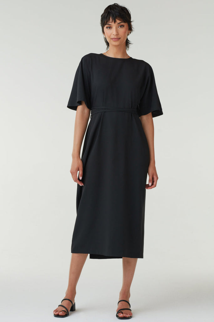 VETTA apparel The Convertible Wrap Tie Dress capsule wardrobe
