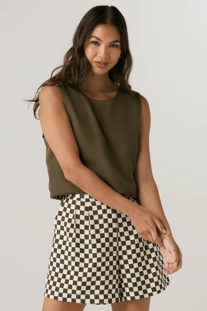 VETTA apparel The Crop Top + Short Set capsule wardrobe