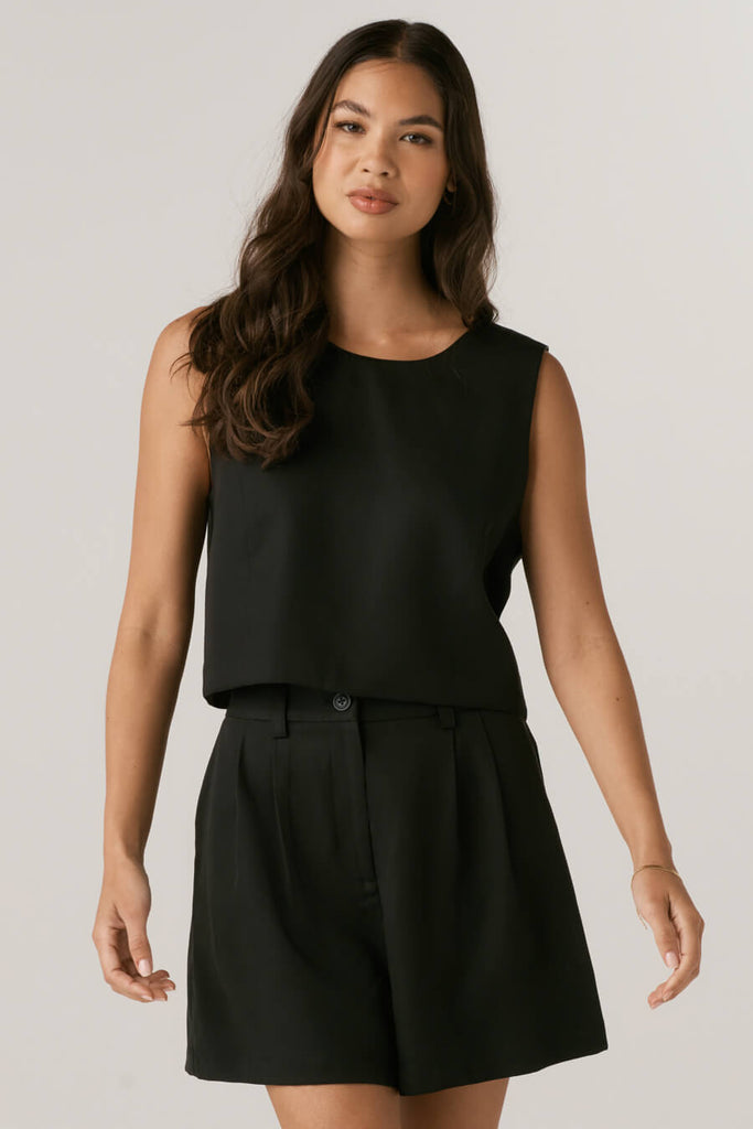 VETTA apparel The Crop Top + Short Set capsule wardrobe