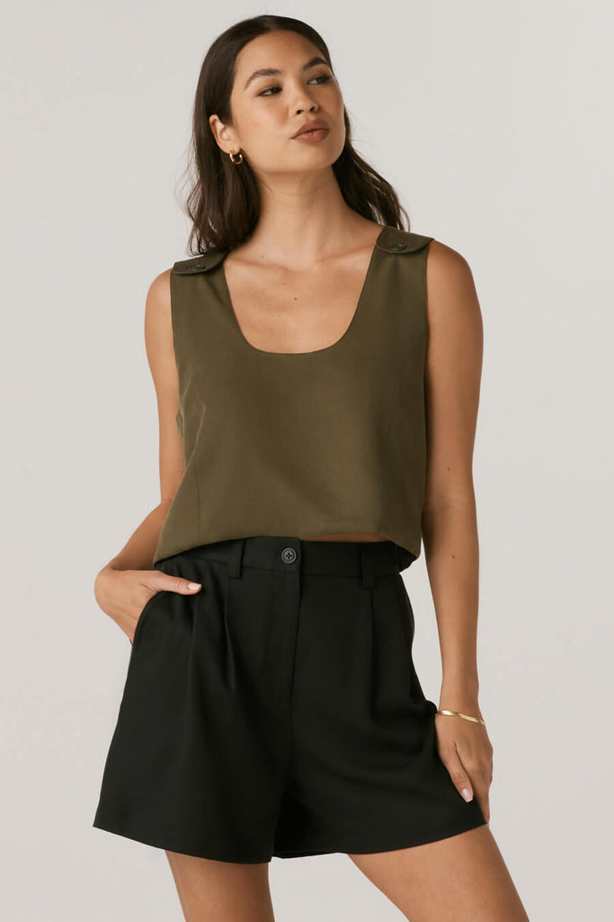 VETTA apparel The Crop Top + Short Set capsule wardrobe