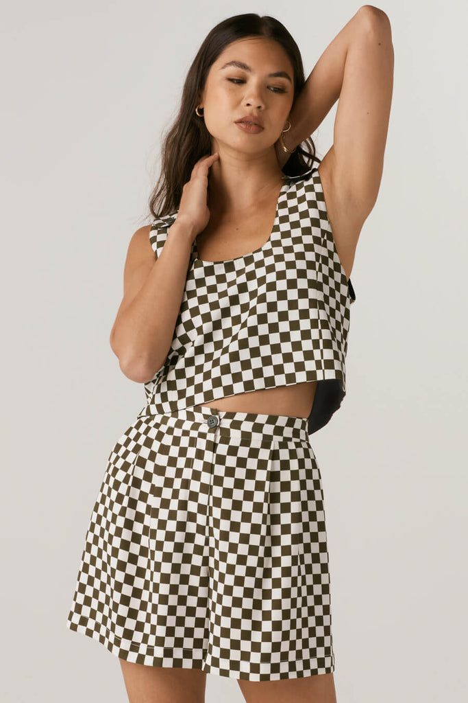 VETTA apparel The Crop Top + Short Set capsule wardrobe