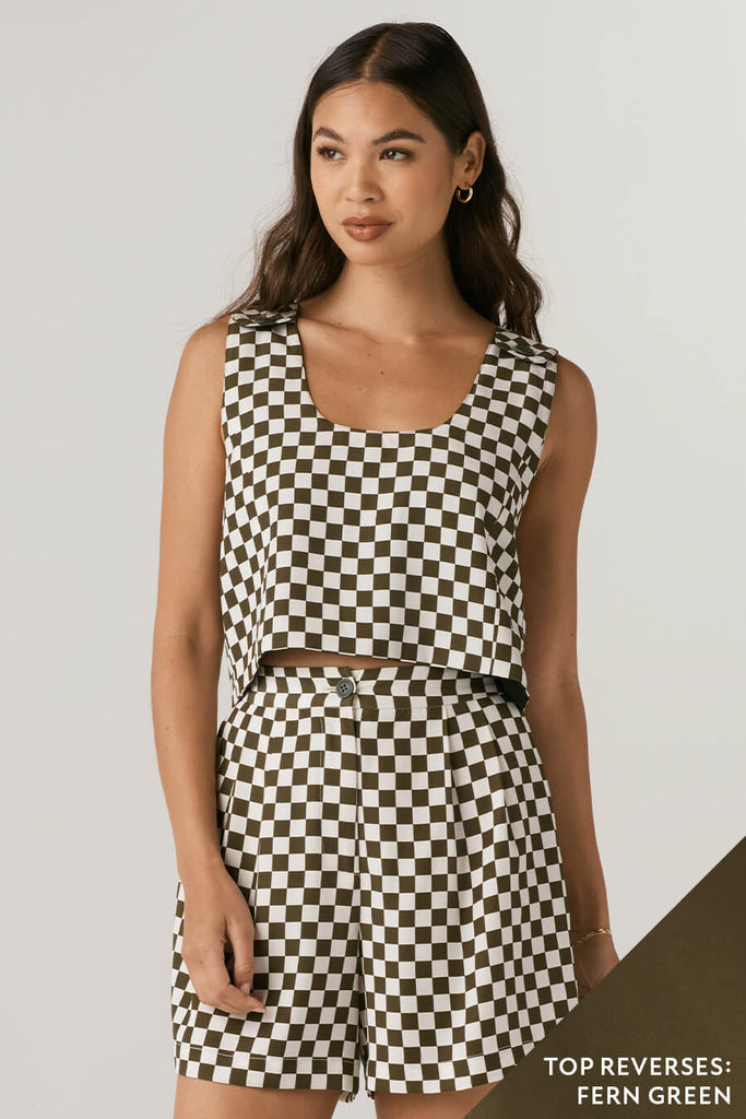 VETTA apparel The Crop Top + Short Set capsule wardrobe