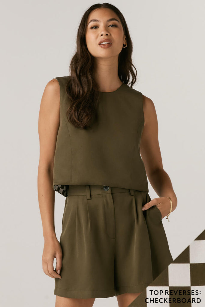 VETTA apparel The Crop Top + Short Set capsule wardrobe