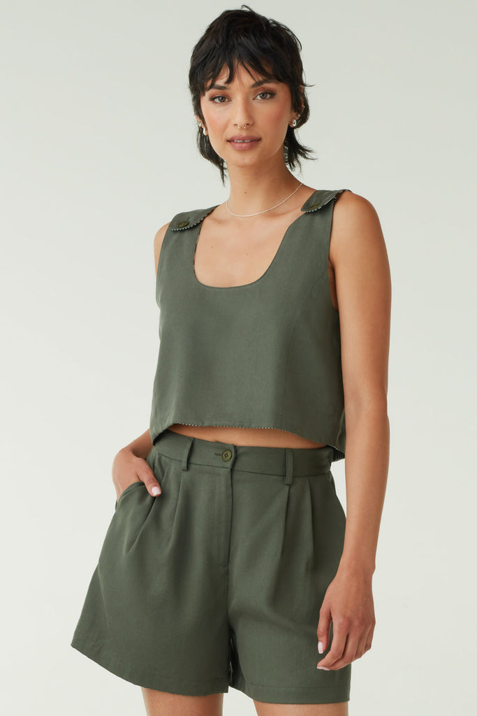 VETTA apparel The Crop Top + Short Set - SALE capsule wardrobe