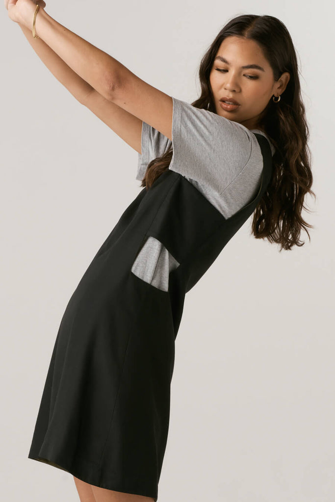 VETTA apparel The Cutout Jumper Dress capsule wardrobe