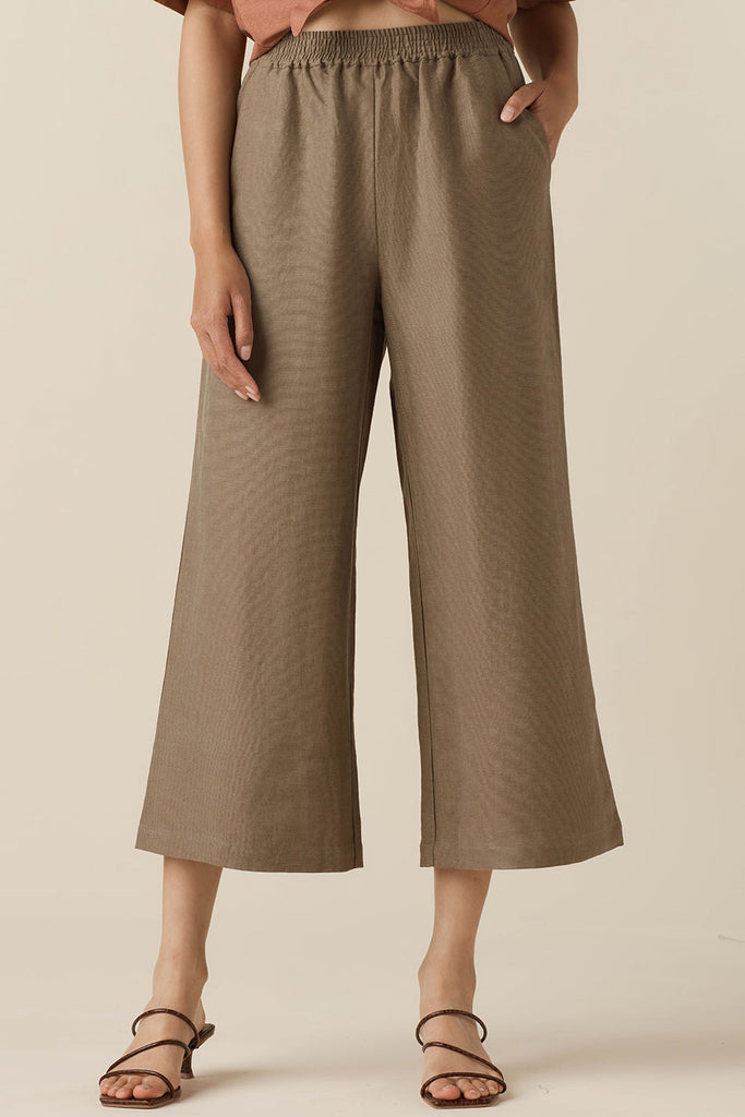 VETTA apparel The Elastic Waist Wide Leg Pant capsule wardrobe