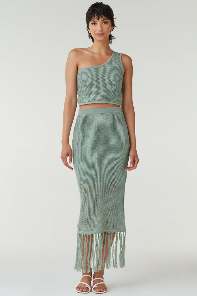 VETTA apparel The One Shoulder Knit Set capsule wardrobe