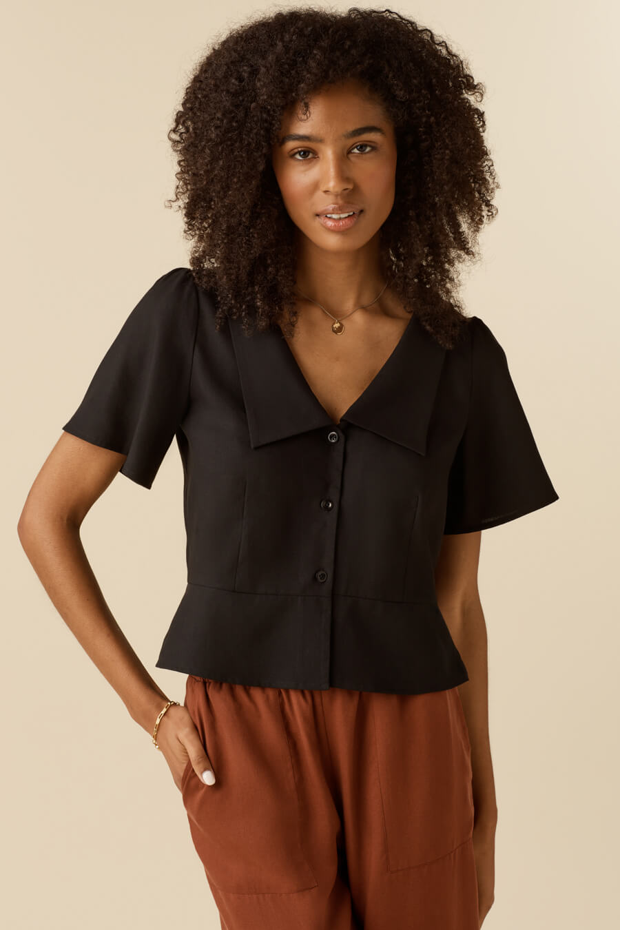 The Removable Collar Blouse