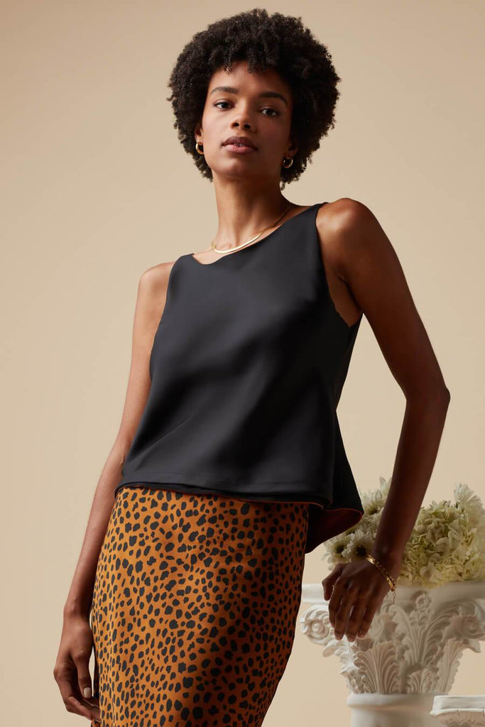 VETTA apparel The Reversible Cropped Tank capsule wardrobe