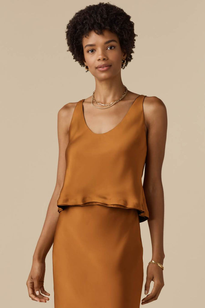 VETTA apparel The Reversible Cropped Tank capsule wardrobe