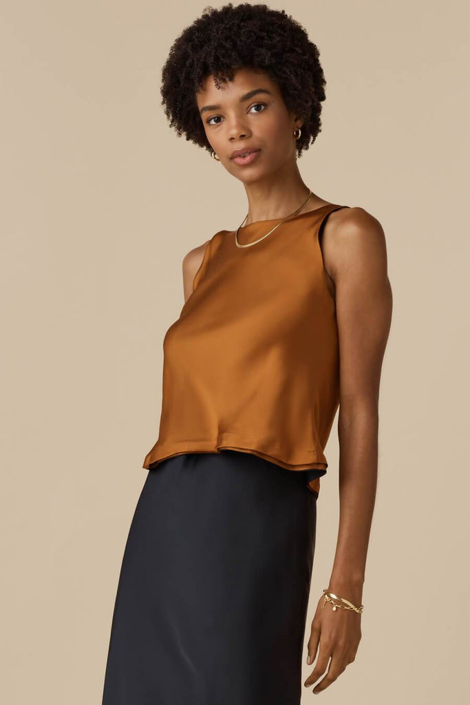 VETTA apparel The Reversible Cropped Tank capsule wardrobe