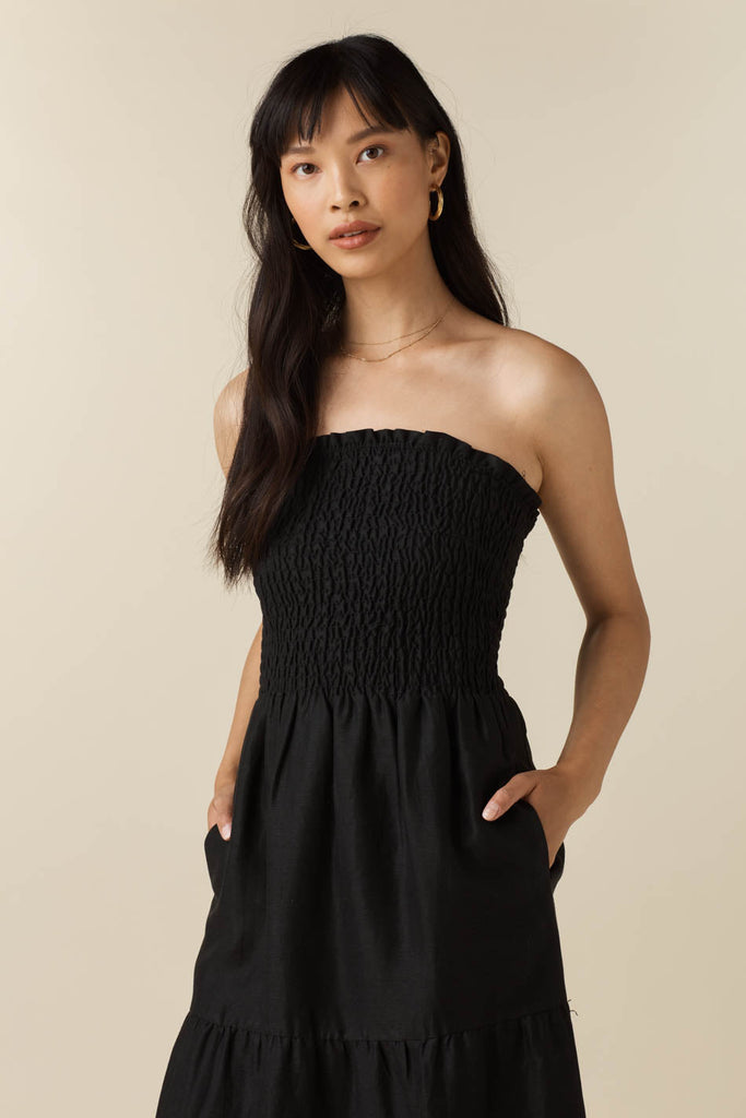VETTA apparel The Smocked Tiered Dress capsule wardrobe