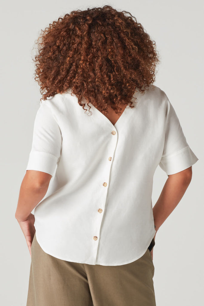 VETTA apparel The Textured Girlfriend Shirt capsule wardrobe