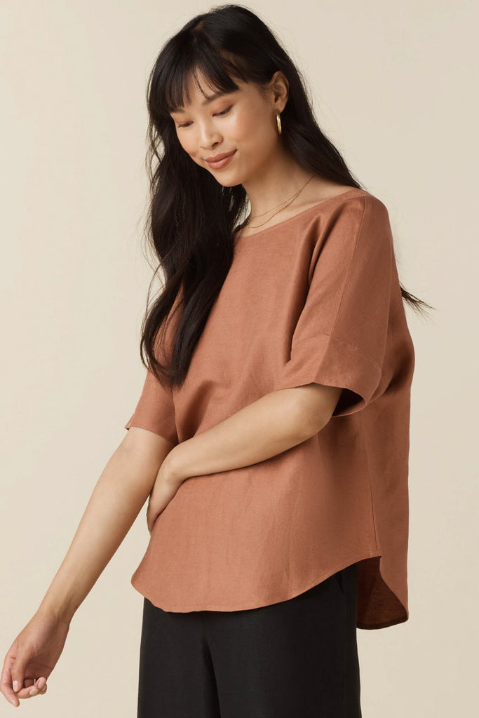 VETTA apparel The Textured Girlfriend Shirt capsule wardrobe