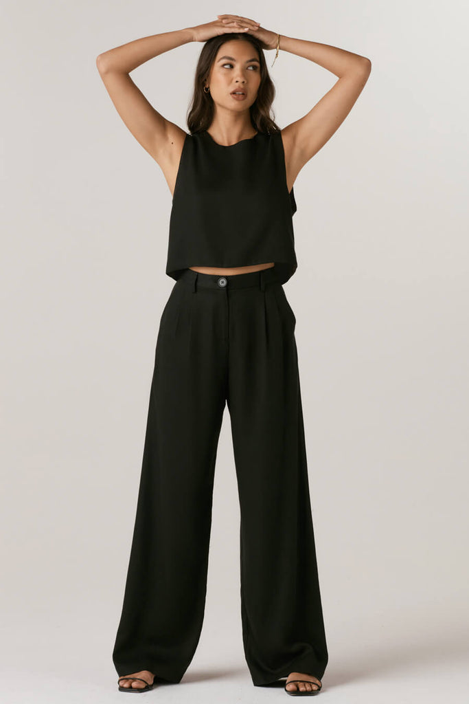 VETTA apparel The Wide Leg Trouser capsule wardrobe