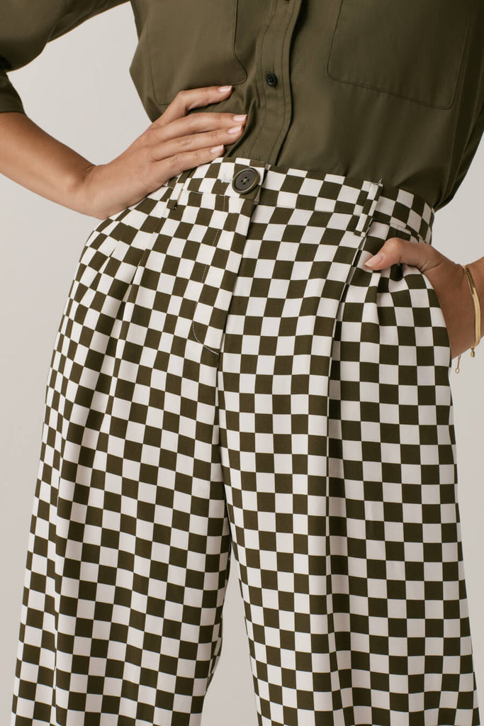 VETTA apparel The Wide Leg Trouser capsule wardrobe