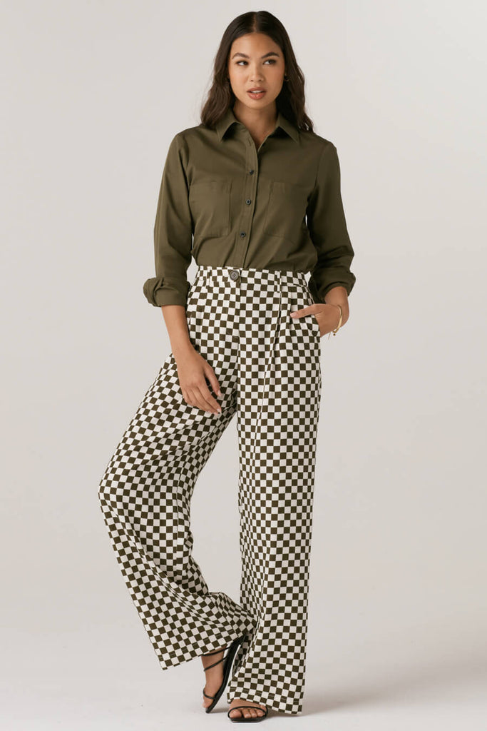 VETTA apparel The Wide Leg Trouser capsule wardrobe
