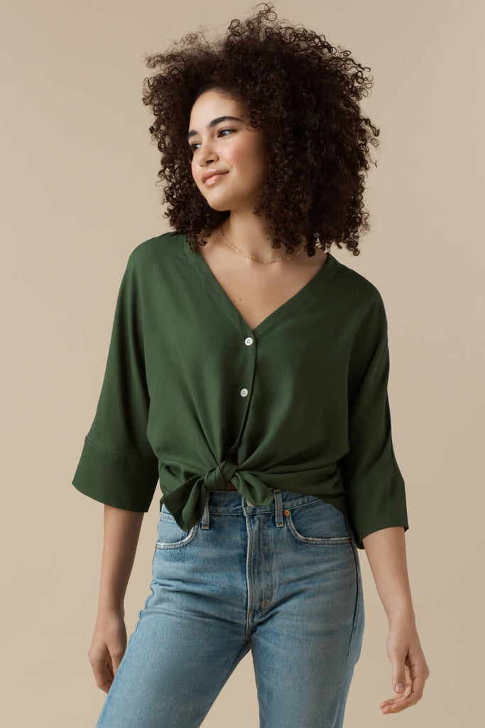 VETTA apparel XS / Forest Green The Boyfriend Shirt - Limited Edition capsule wardrobe