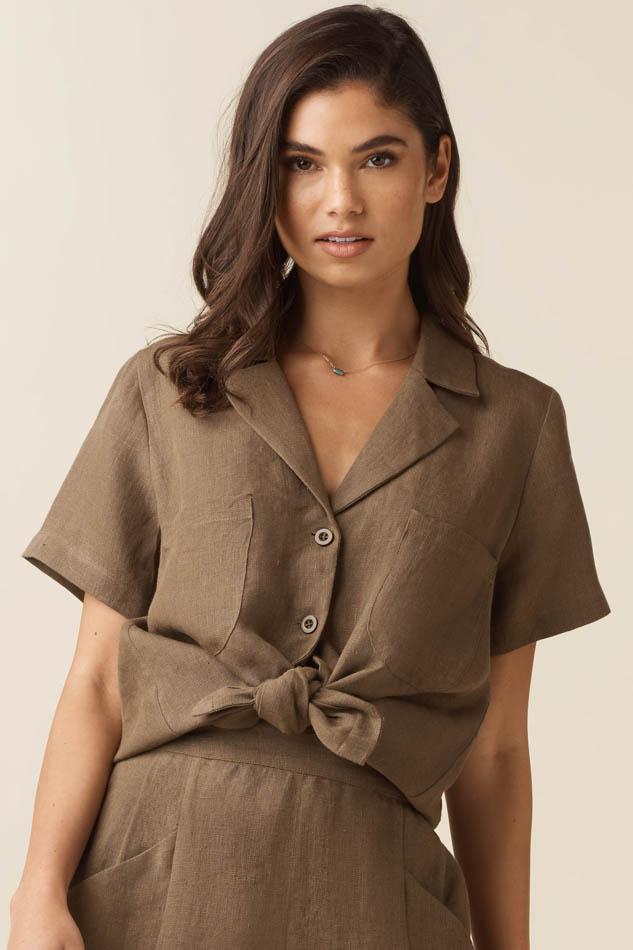 VETTA The Linen Collared Shirt capsule wardrobe
