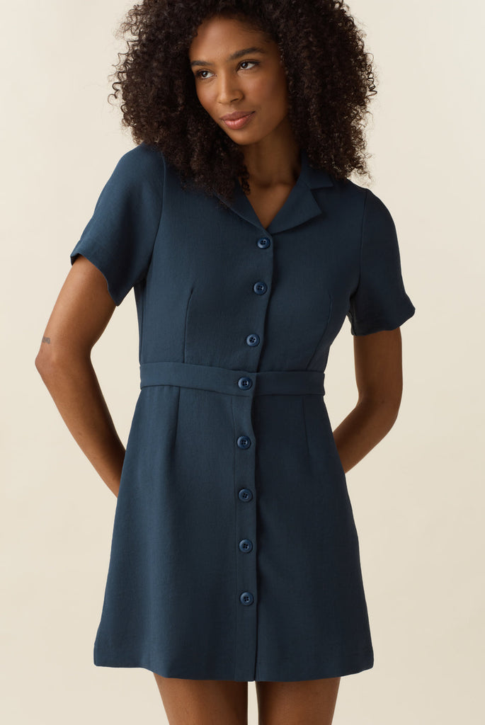 VETTA The Notch Collar Two Piece Dress - Limited Edition capsule wardrobe