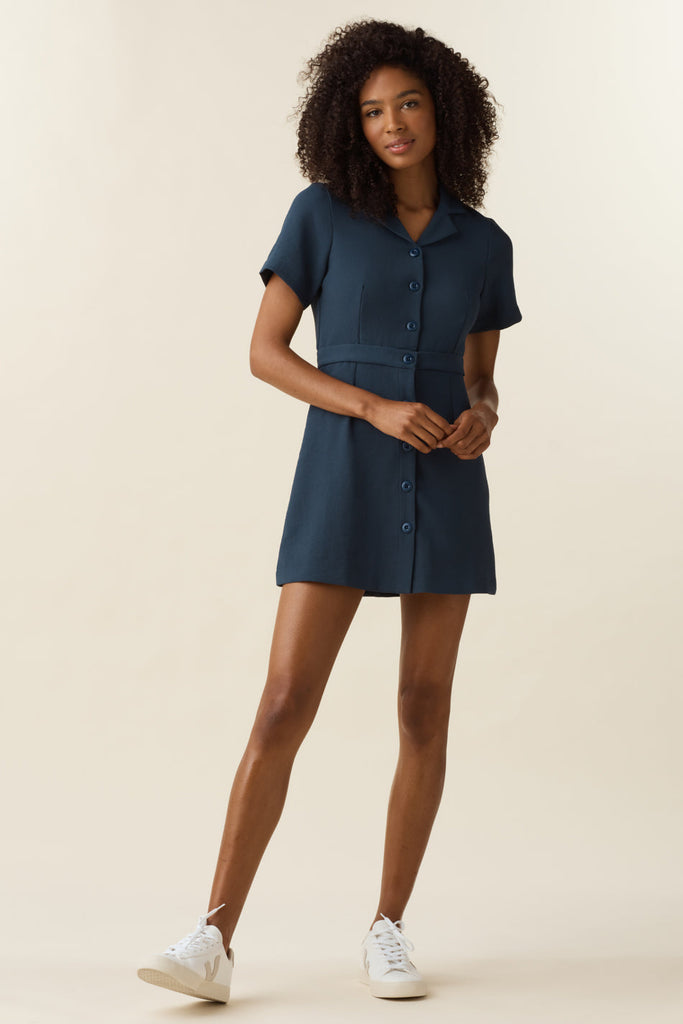 VETTA The Notch Collar Two Piece Dress - Limited Edition capsule wardrobe