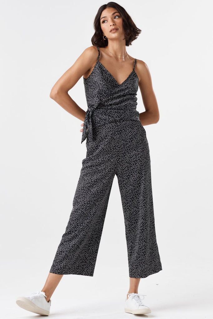 VETTA The Satin Cape Jumpsuit capsule wardrobe