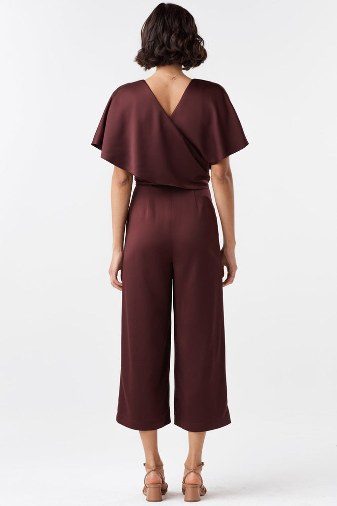 VETTA The Satin Cape Jumpsuit capsule wardrobe